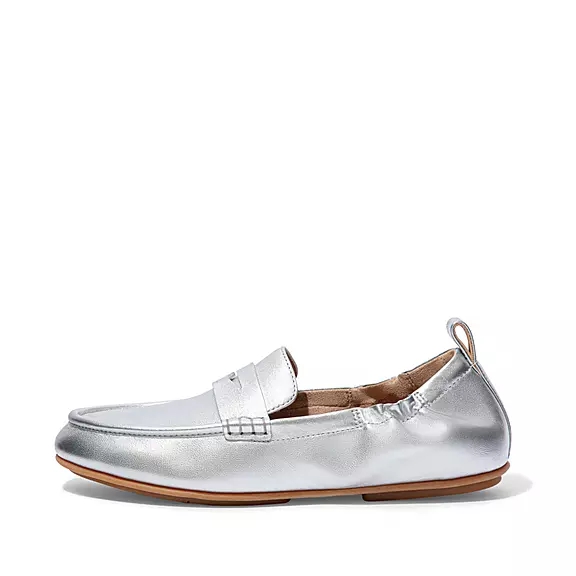 loafers FitFlop ALLEGRO Metallic δερματινα Penny ασημι | 58461255