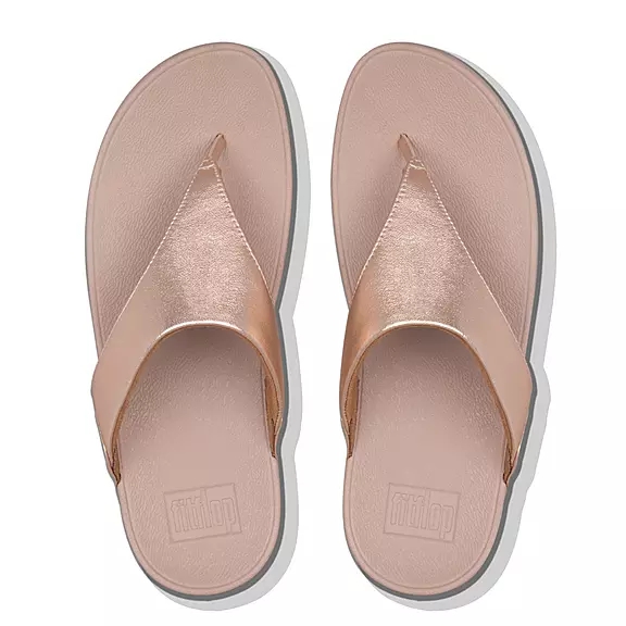 Toe-post σανδάλια FitFlop LULU δερματινα ροζ | 24850516