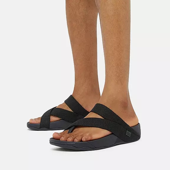 Toe-post σανδάλια FitFlop SLING Weave μαυρα | 32327422