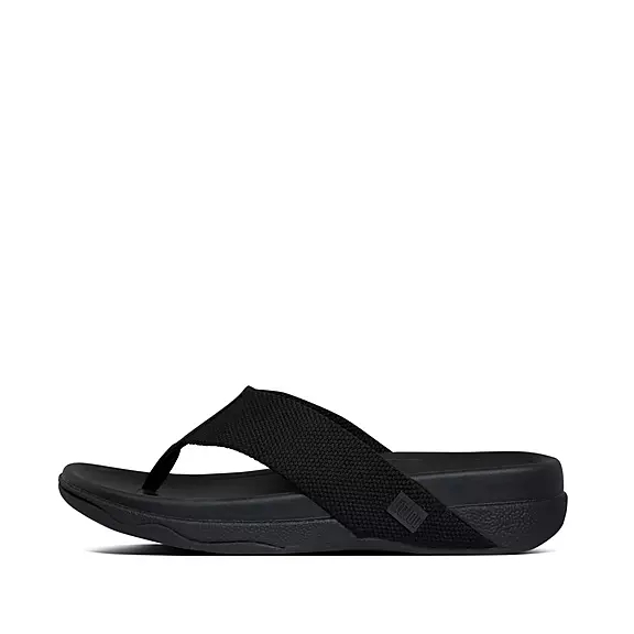 Toe-post σανδάλια FitFlop SURFER Mens μαυρα | 81461457