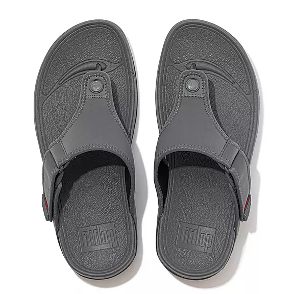 Toe-post σανδάλια FitFlop TRAKK II θαλασσης-Resistant γκρι | 34398814