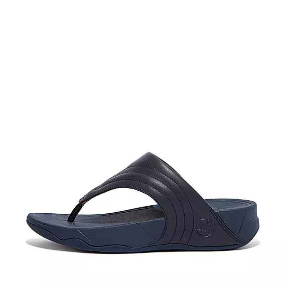 Toe-post σανδάλια FitFlop WALKSTAR δερματινα σκουρο μπλε | 31120903