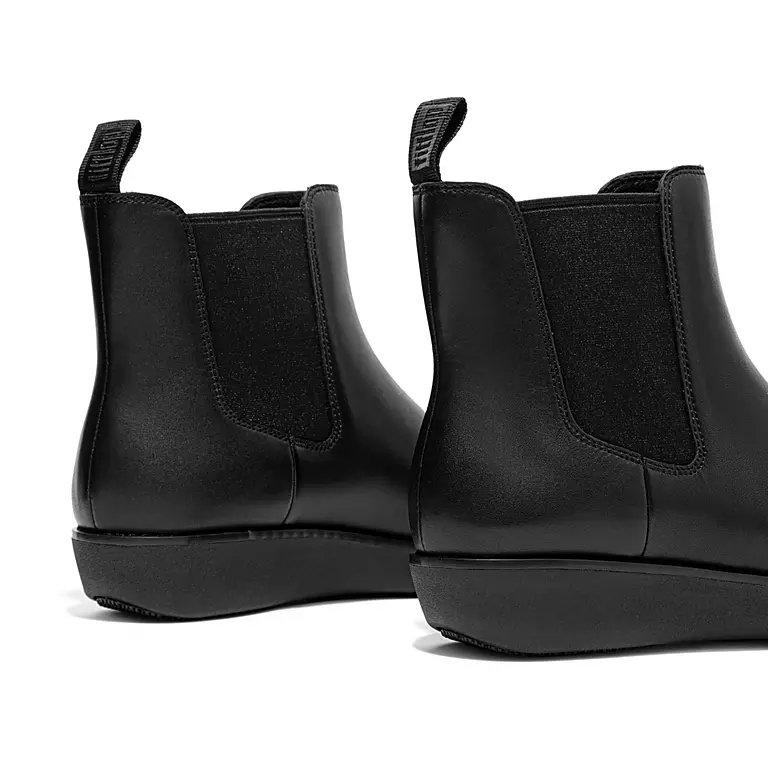 chelsea boots FitFlop SUMI αδιαβροχα δερματινα μαυρα | 10879689