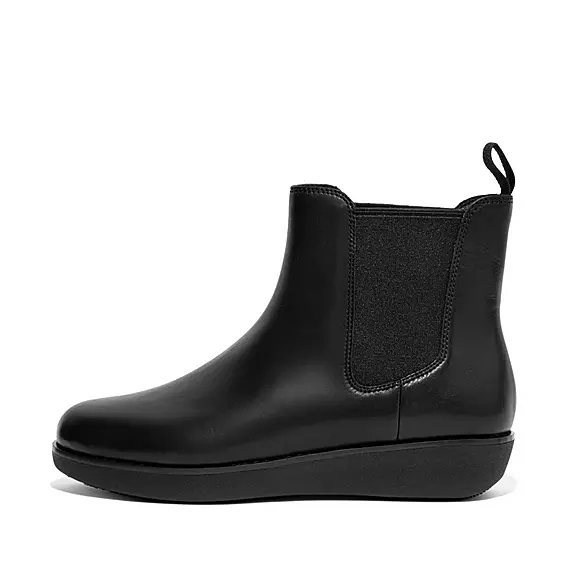 chelsea boots FitFlop SUMI αδιαβροχα δερματινα μαυρα | 10879689