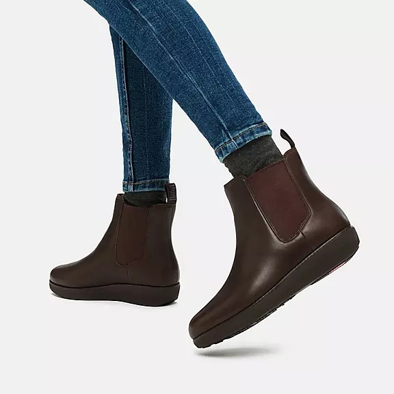 chelsea boots FitFlop SUMI αδιαβροχα δερματινα καφε | 41199321