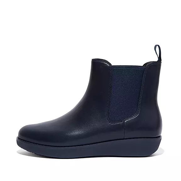 chelsea boots FitFlop SUMI αδιαβροχα δερματινα σκουρο μπλε | 90286796