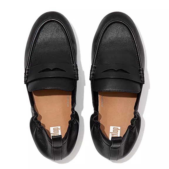 loafers FitFlop ALLEGRO δερματινα Penny μαυρα | 53508607