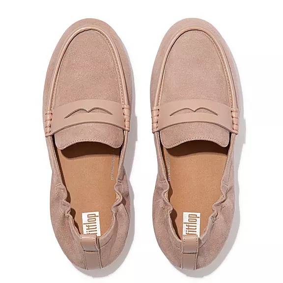 loafers FitFlop ALLEGRO σουετ Penny Μπεζ | 75290941