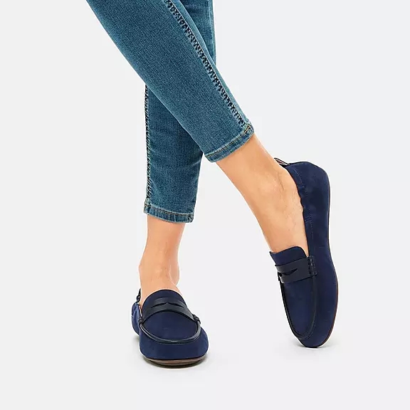 loafers FitFlop ALLEGRO σουετ Penny σκουρο μπλε | 11534173