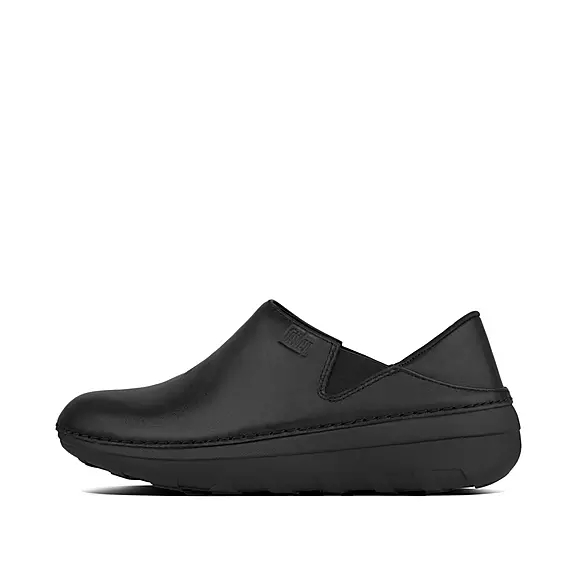 loafers FitFlop SUPERLOAFER δερματινα μαυρα | 36276764