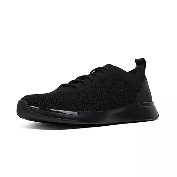 αθλητικά παπούτσια FitFlop FLEXKNIT Mens μαυρα | 23568719