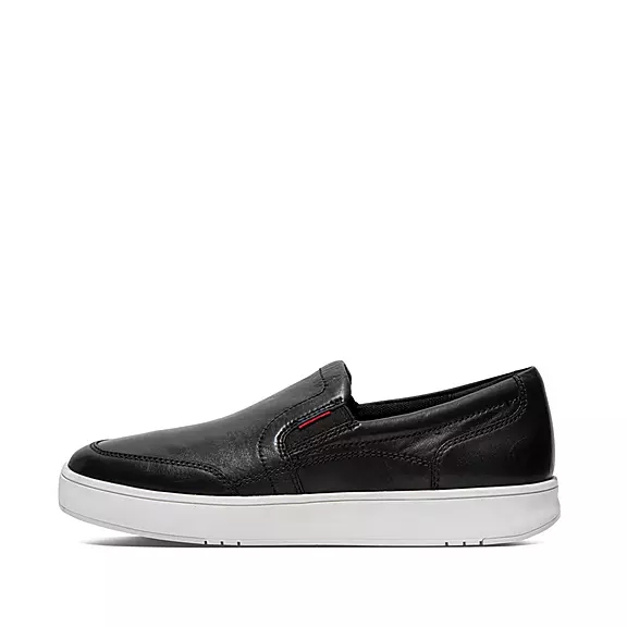 αθλητικά παπούτσια FitFlop RALLY X δερματινα Slip-On μαυρα | 64173610