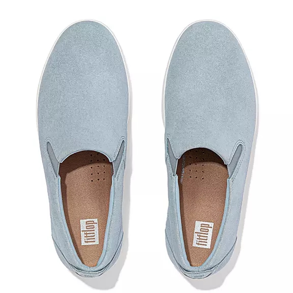 αθλητικά παπούτσια FitFlop RALLY σουετ Slip-On μπλε | 96306889