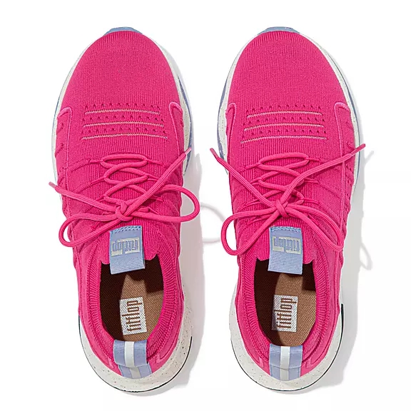 αθλητικά παπούτσια FitFlop VITAMIN FF E01 Knit Sports φουξια ροζ | 17947522