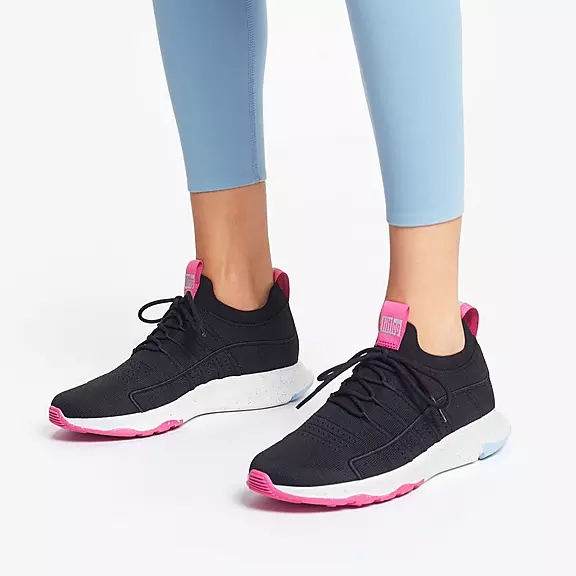 αθλητικά παπούτσια FitFlop VITAMIN FF E01 Knit Sports μαυρα | 73527778