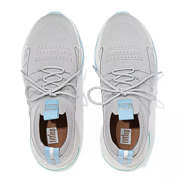 αθλητικά παπούτσια FitFlop VITAMIN FF E01 Knit Sports γκρι | 89403777