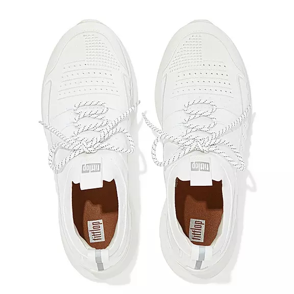 αθλητικά παπούτσια FitFlop VITAMIN FF Knit Sports ασπρα | 41967497