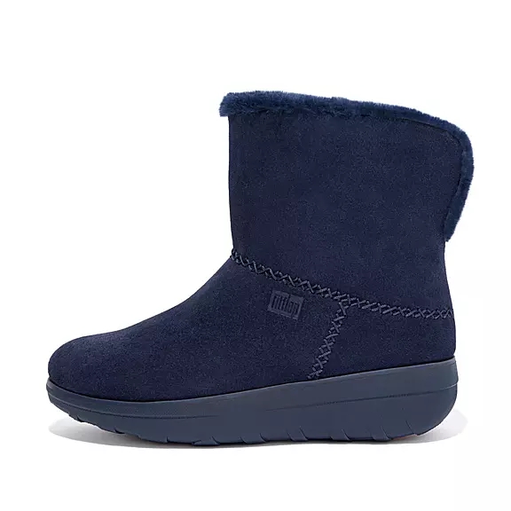 μποτακια FitFlop MUKLUK SHORTY Shearling-επενδυση σουετ σκουρο μπλε | 56294898