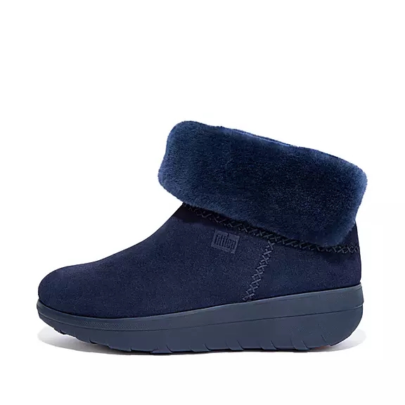 μποτακια FitFlop MUKLUK SHORTY Shearling-επενδυση σουετ σκουρο μπλε | 56294898