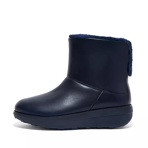 μποτακια FitFlop MUKLUK SHORTY αδιαβροχα Shearling-επενδυση σκουρο μπλε | 89544459