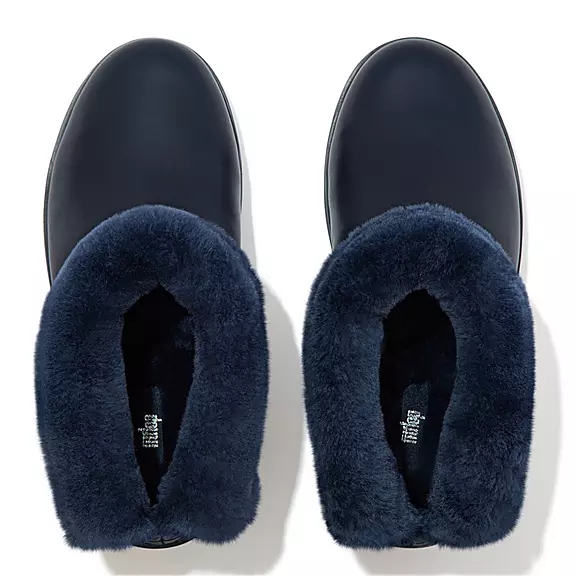 μποτακια FitFlop MUKLUK SHORTY αδιαβροχα Shearling-επενδυση σκουρο μπλε | 89544459