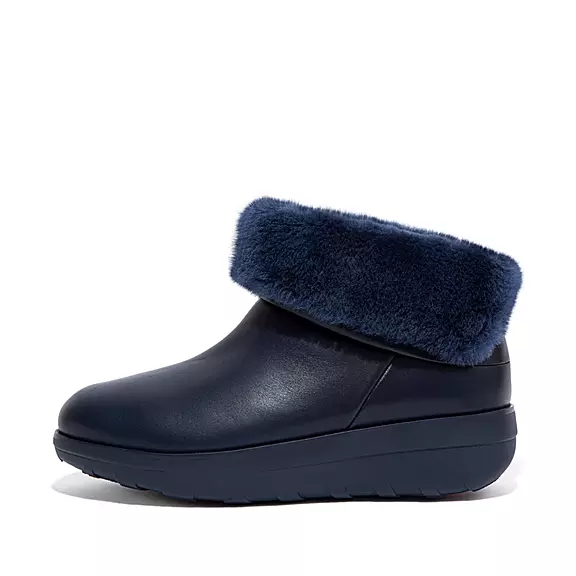 μποτακια FitFlop MUKLUK SHORTY αδιαβροχα Shearling-επενδυση σκουρο μπλε | 89544459