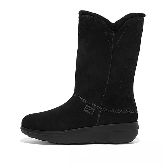 μποτεσ FitFlop MUKLUK Shearling-επενδυση σουετ Calf μαυρα | 76016498