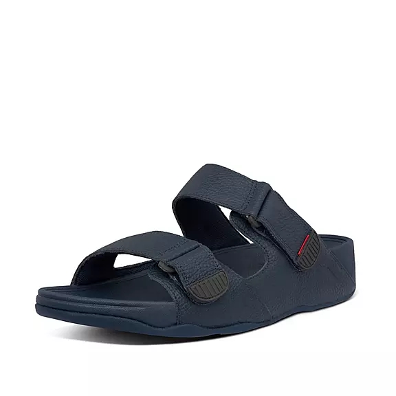 παντοφλεσ FitFlop GOGH MOC Adjustable δερματινα σκουρο μπλε | 48753790