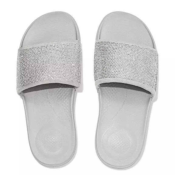 παντοφλεσ FitFlop IQUSHION θαλασσης-Resistant Crystal ασημι | 44117909