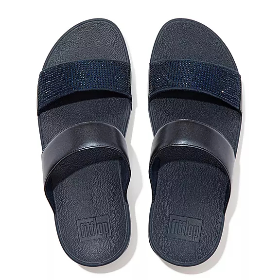 παντοφλεσ FitFlop LULU Crystal σκουρο μπλε | 99965250