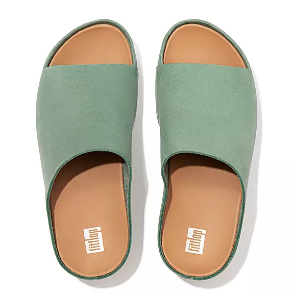 παντοφλεσ FitFlop SHUV Nubuck πρασινο | 18575618