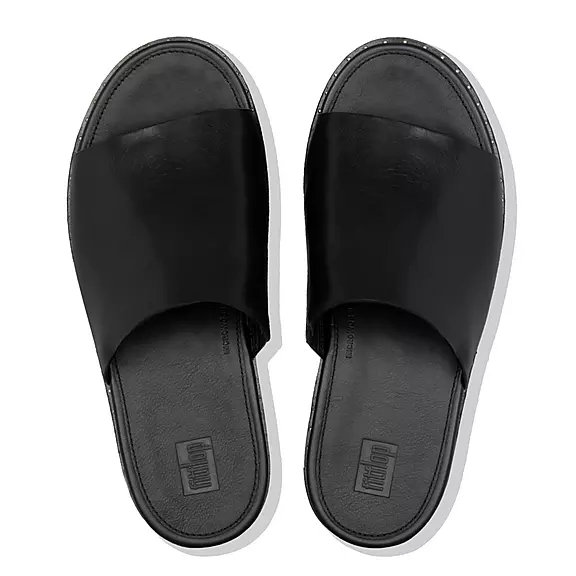 πεδιλα πλατφορμεσ FitFlop ELOISE εσπαντριγιεσ δερματινα Wedge μαυρα | 18488405