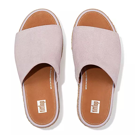 πεδιλα πλατφορμεσ FitFlop ELOISE εσπαντριγιεσ σουετ Wedge ανοιχτο μωβ | 54725468