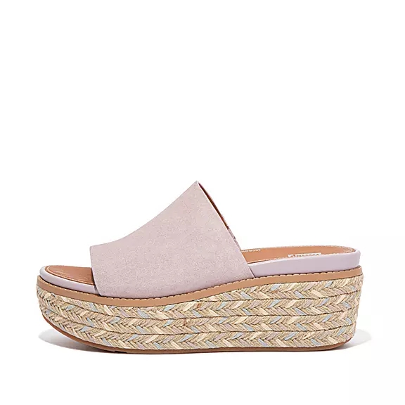 πεδιλα πλατφορμεσ FitFlop ELOISE εσπαντριγιεσ σουετ Wedge ανοιχτο μωβ | 54725468