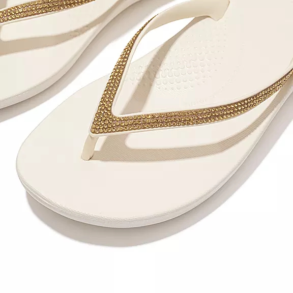 σαγιοναρεσ FitFlop IQUSHION Sparkle Ergonomic ασπρα | 17769039