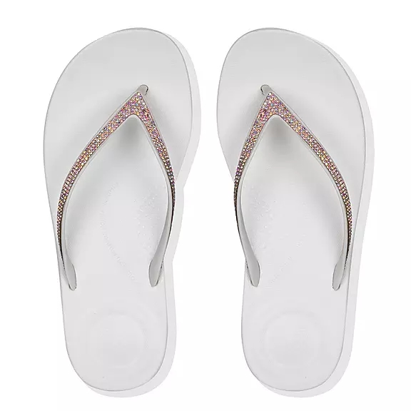 σαγιοναρεσ FitFlop IQUSHION Sparkle Ergonomic ασπρα | 28583878