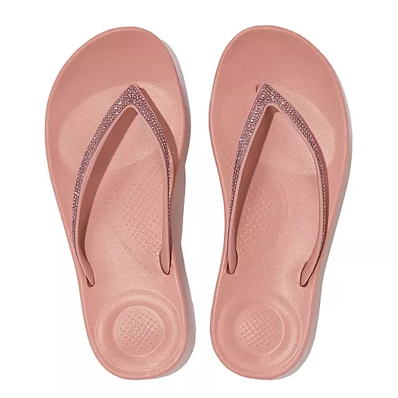 σαγιοναρεσ FitFlop IQUSHION Sparkle Ergonomic ροζ | 93182419