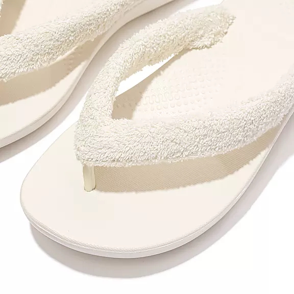 σαγιοναρεσ FitFlop IQUSHION Towelling ασπρα | 31610870