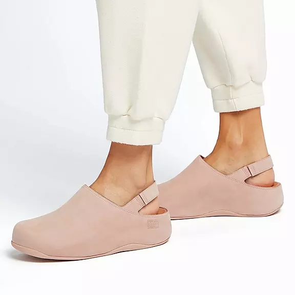 σαμπο FitFlop SHUV Nubuck Back-λουρακια Μπεζ | 65673257