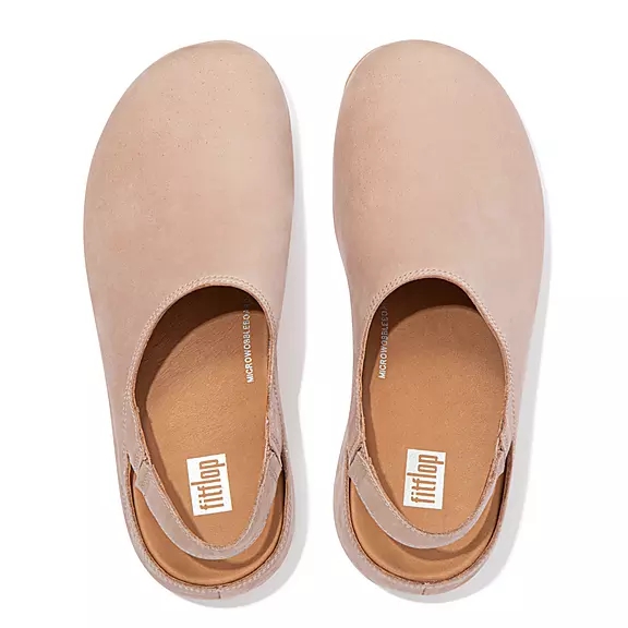 σαμπο FitFlop SHUV Nubuck Back-λουρακια Μπεζ | 65673257