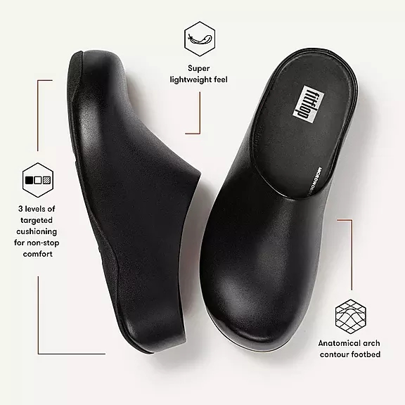 σαμπο FitFlop SHUV δερματινα σκουρο μπλε | 27360261