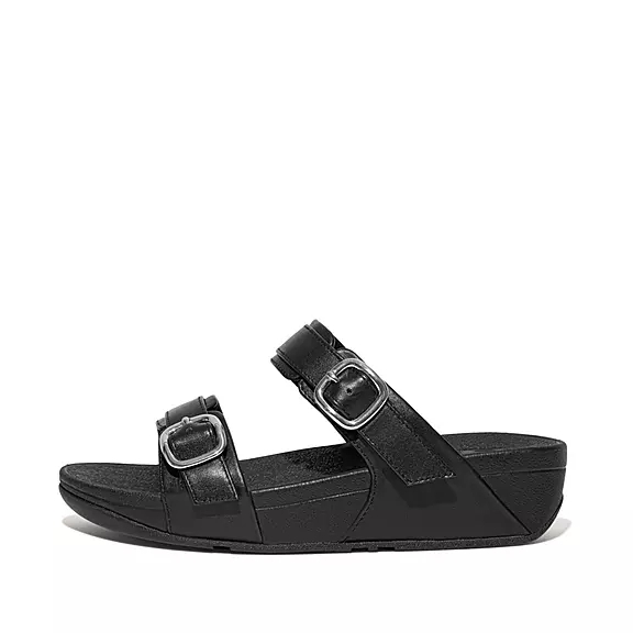 σανδαλια FitFlop LULU Adjustable δερματινα μαυρα | 51699944